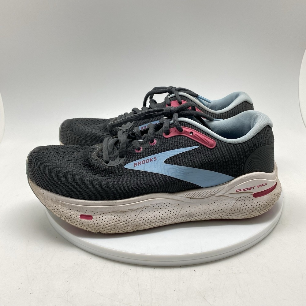 Brooks Sneakers Womens 8 D Ghost Max 1203951D082 Black Running Athletic Shoes - Picture 3 of 10